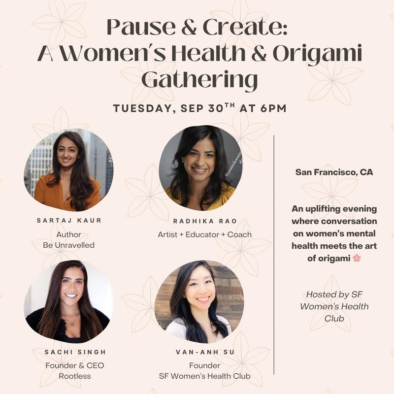 Pause & Create: A Women’s Mental Health & Origami Gathering